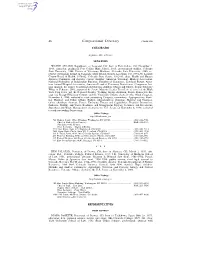 Congressional Directory COLORADO