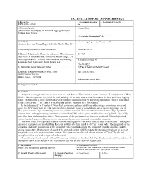 Technical Report Standard Page 1