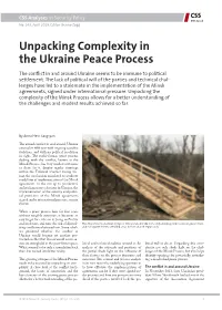 Unpacking Complexity in the Ukraine Peace Process