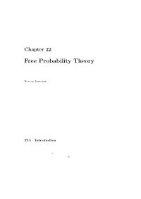 Free Probability Theory
