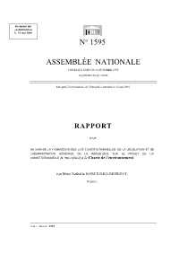 N° 1595 Assemblée Nationale