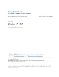 Baptist University Scholarly Commons @ Ouachita