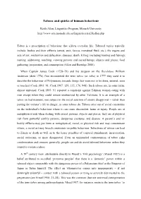 Taboo Words, Social Registers and Related Sociolinguistic Phenomena