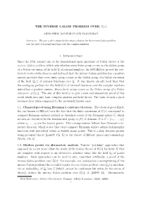 THE INVERSE GALOIS PROBLEM OVER C(Z)