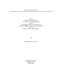 A Thesis Submitted to the Faculty of the School of Continuing Studies and of the Graduate School of Arts and Sciences in Pa