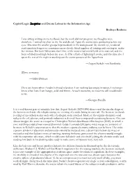 Capital Logic: Inception and Dream Labour in the Information Age
