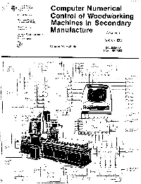 Computer Numerical Control of Woodworking Machines in Secondary Manufacture