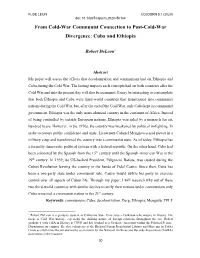 Cuba and Ethiopia