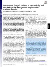 Dynamics of Charged Excitons in Electronically and Morphologically Homogeneous Single-Walled Carbon Nanotubes