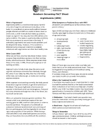 Newborn Screening FACT Sheet