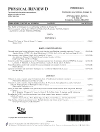Table of Contents (Print)