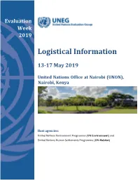 Logistical Information