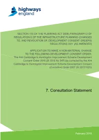 7. Consultation Statement