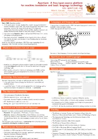 Apertium: a Free/Open-Source Platform for Machine Translation and Basic Language Technology Mikel L