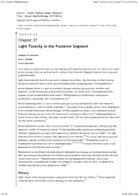 Chapter 37 Light Toxicity in the Posterior Segment