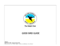 Dcb Good Bird Guide