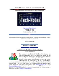 Tech-Notes #119
