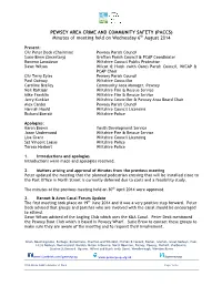 2014-08-06 PACCS Minutes V2 Final Page 1 of 6