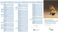 Bird Checklist