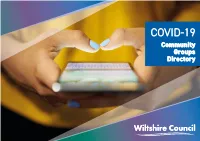 COVID-19 Community Groups Directory INTRODUCTION