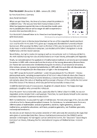 Felix Hausdorff English Version