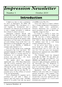 Newsletter 1