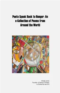Poets Speak Back to Hunger: an E-Collection of Poems from Around the World