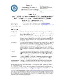 The Use of Kanban to Alleviate Collaboration
