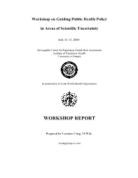 Workshop Report