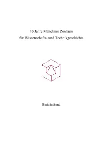 10 Jahre MZWTG Inhalt