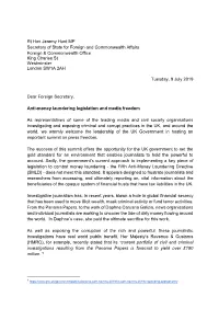 Resource Open Letter to Rt Hon Jeremy Hunt MP