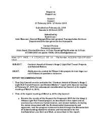 Stage 2 LRT Report, Titled 106