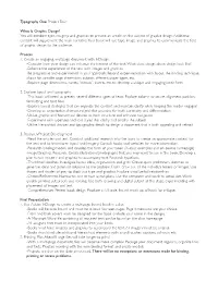 Typography One Project Four What Is Graphic Design? You Will Combine