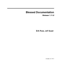 Blessed Documentation Release 1.11.0