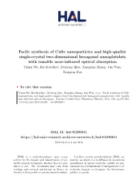 Facile Synthesis of Cuse Nanop