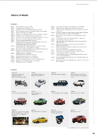 History of Mazda MESSAGE from MANAGEMENT |
