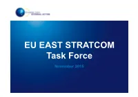 EU EAST STRATCOM Task Force