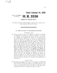 H. R. 3550 [Report No