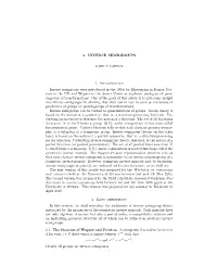 3. Inverse Semigroups