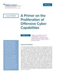 A Primer on the Proliferation of Offensive Cyber Capabilities
