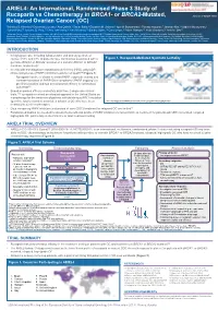 ARIEL4: an International, Randomised Phase 3 Study Of