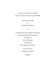 Chapter I the Bard Maclean