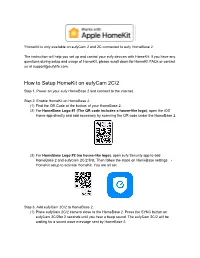 How to Setup Homekit on Eufycam 2C/2