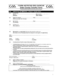 Inter-County Transfer Form] BEFORE COMPLETION READ SPECIAL NOTES (Page 4)