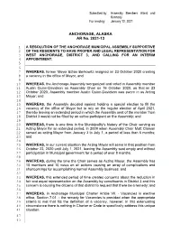 ANCHORAGE, ALASKA AR No. 2021-13