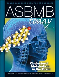 Cholesterol Metabolism in the Brain