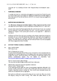 Milestone Statement/Targets Ongoing Consultation PDF 342 KB