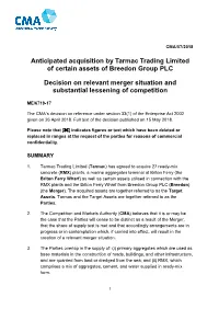 Tarmac Breedon Full Text Decision