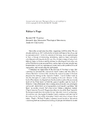 Editor's Page