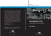 Exchangification Ofexchangification Art : Transforming Street Art Into Market Products | Hanna Borgblad